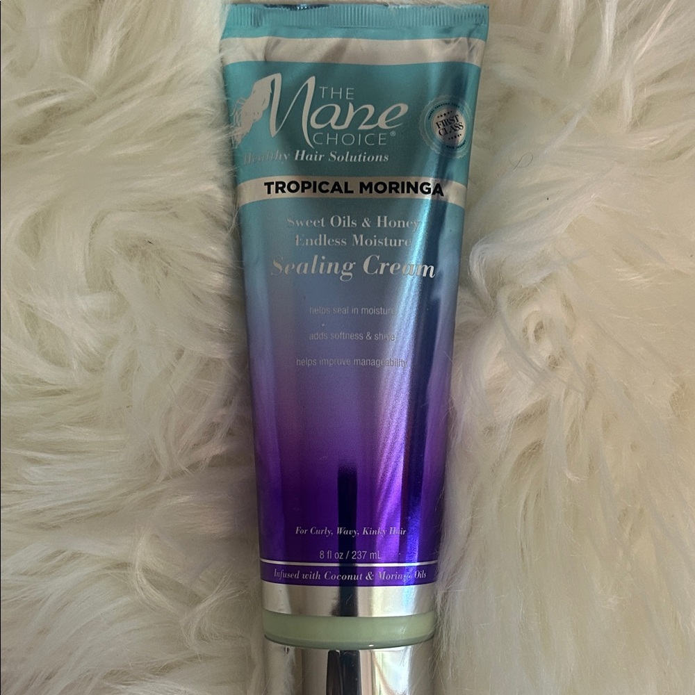 The Mane Choice Tropical Moringa Sealing Cream - Blue and Purple
